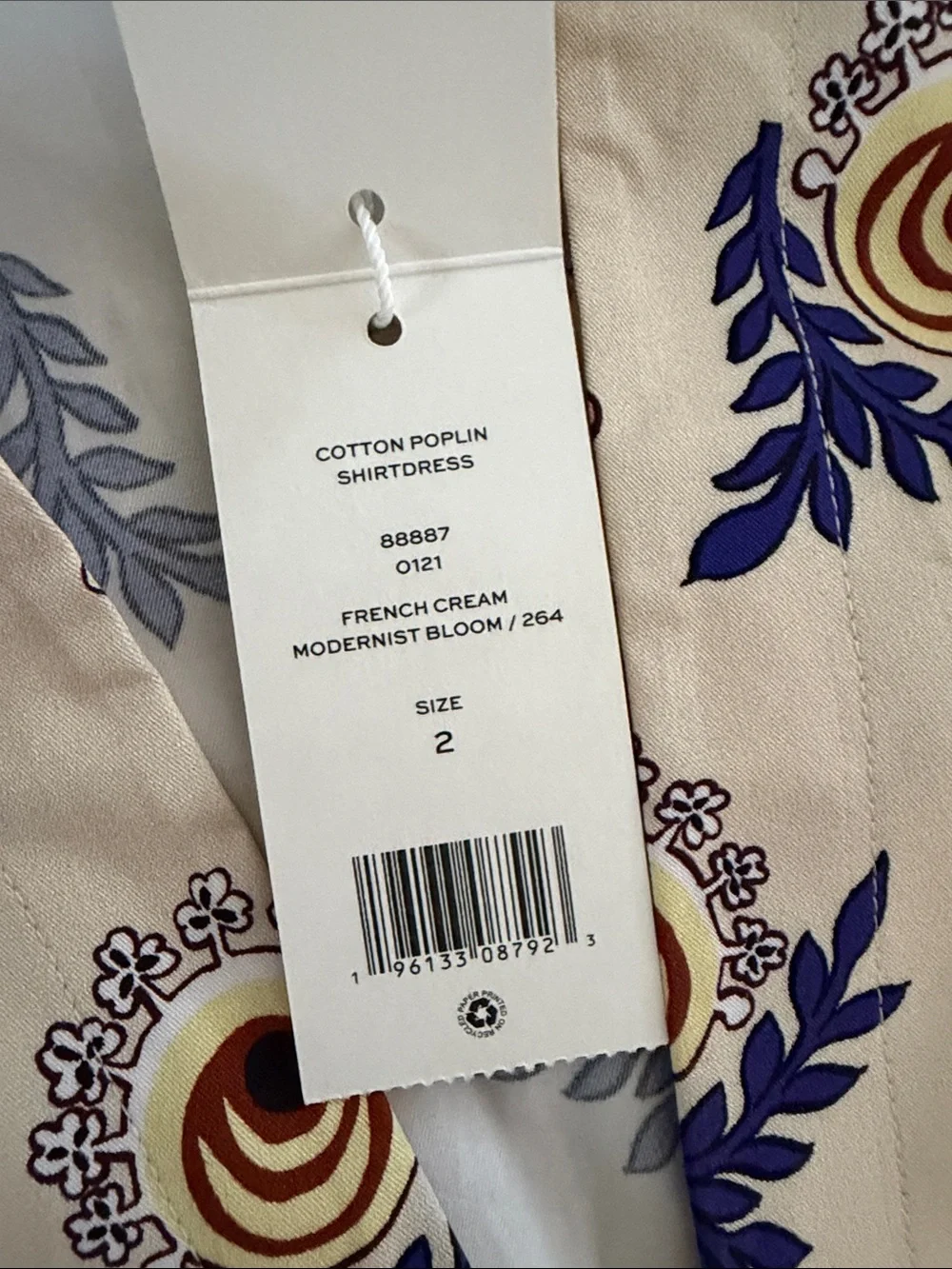 Tory Burch Printed Cotton Poplin Shirtdress